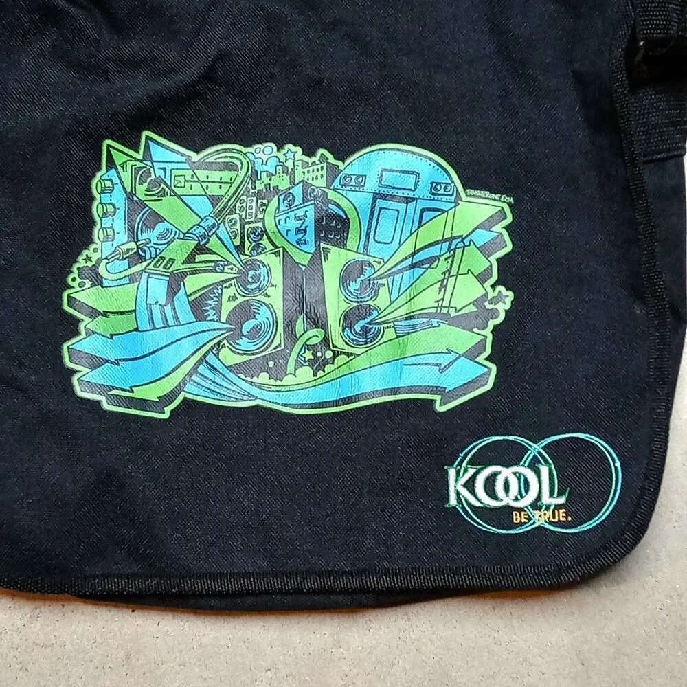 Vintage Kool Cigarettes Art Messenger Travel Purse Laptop Bag